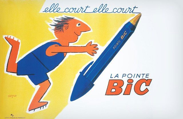 Advertising poster designed by Raymond Savignac