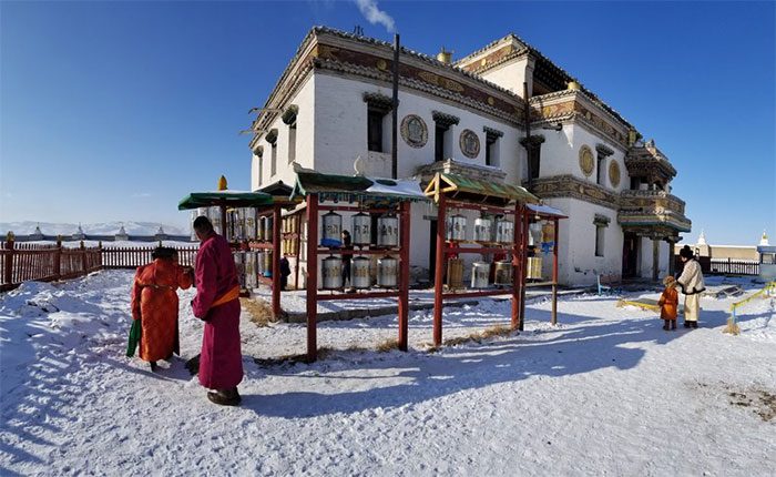 Buddhist monastery on the Mongolian plateau.