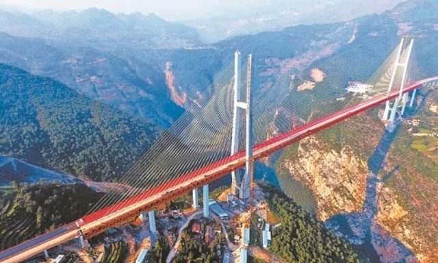 Guizhou Province is home to many of the tallest bridges in the world today.