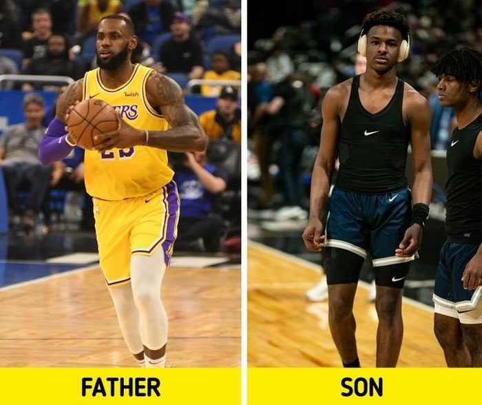 Fathers seem to pass on their height to their children.