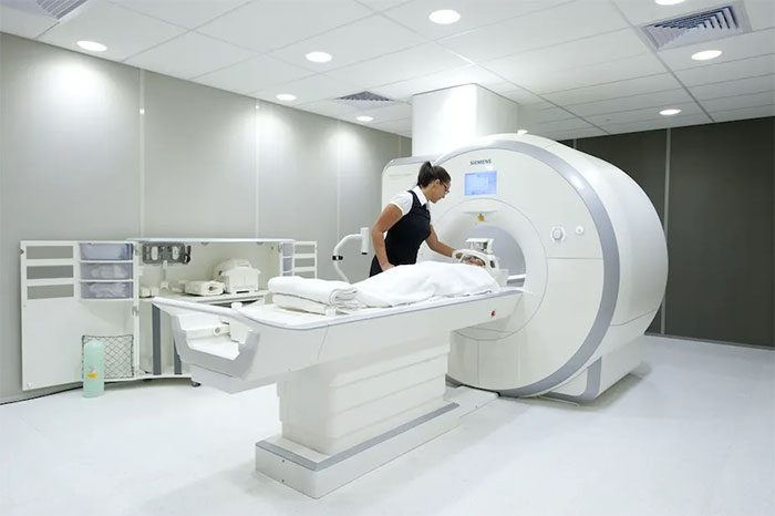 Functional MRI scan.