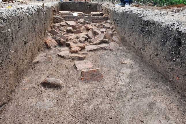 The archaeological team discovered the “Divine Path” beneath the My Son Sanctuary.