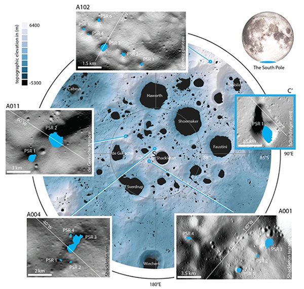 The Moon's South Pole is the top destination for space agencies