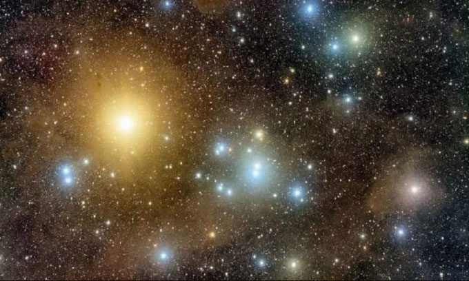Image of the Hyades Star Cluster.