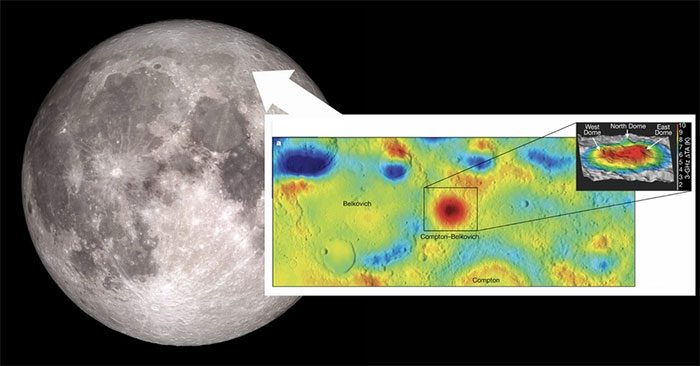 Possibly due to natural radiation emitted from a giant buried granite block