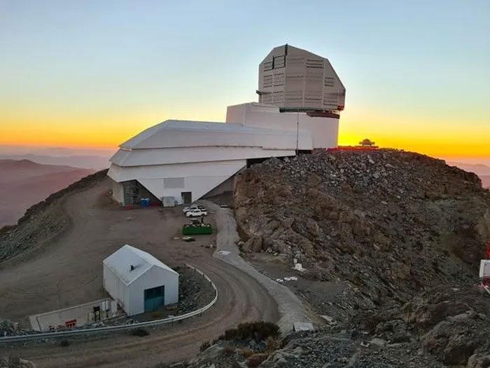 The Vera C. Rubin Observatory is under construction in Chile.