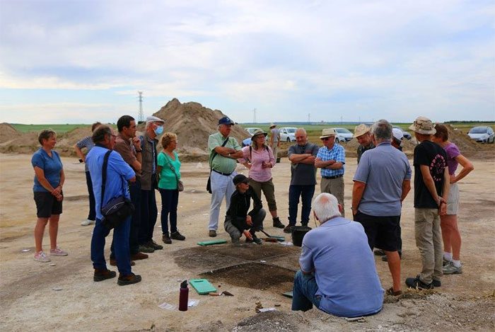 French archaeologists have uncovered traces of a long-term settlement.