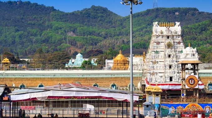 This is the site dedicated to Lord Venkateswara