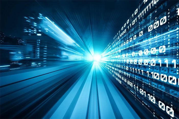 This internet service is ten times faster than current network systems.