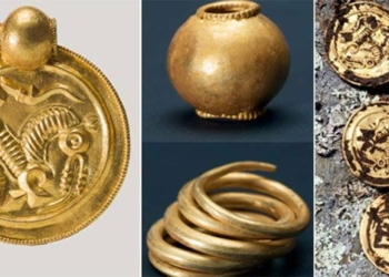 discovery of a gold bar weighing more than 100 grams 129720
