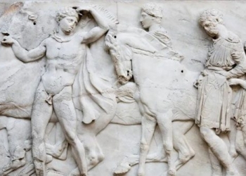 discovery of colorful food and complex patterns on parthenon marble 2 500 years old 130534