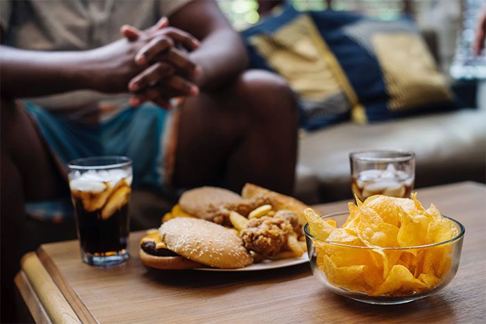 Carbs and sugars in fast food can increase acidity in your mouth
