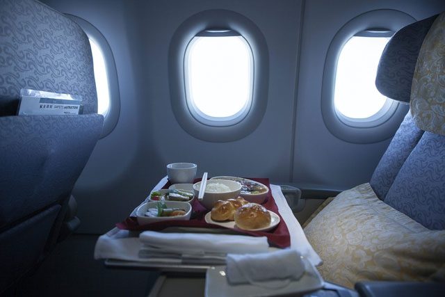 The pressure changes can lead to dehydration for some passengers throughout the flight.