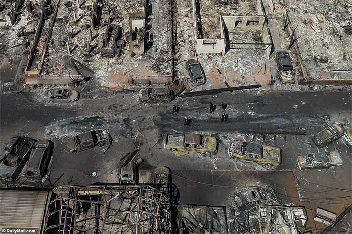 It is reported that six fires have ravaged Maui and the Big Island as well as wiped out the town of Lahaina