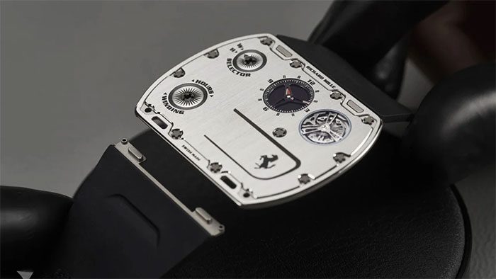 Richard Mille RM UP-01 Ferrari pushes the limits of watch design and production.