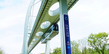 first officially operated roller coaster in the sky in china 130108