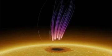 for the first time astronomers detect a sunspot on the sun 131208