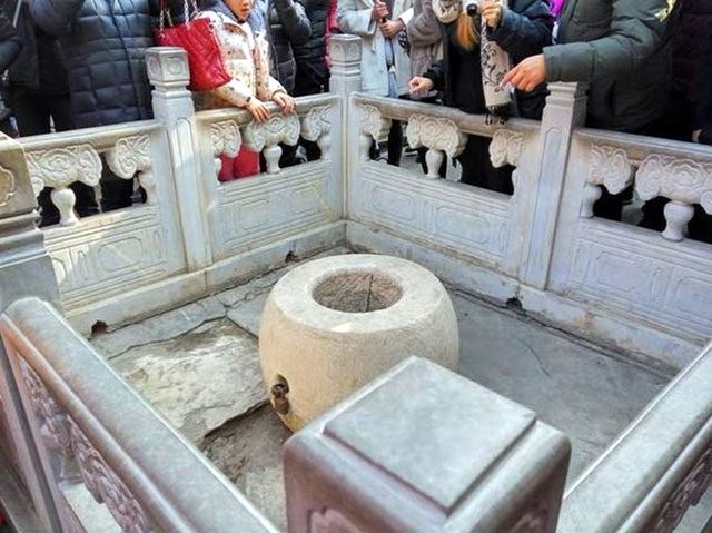 Other wells in the Forbidden City have also been reduced in size
