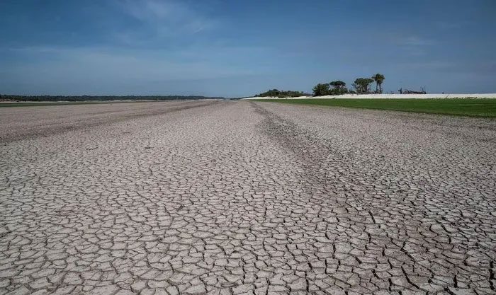 El Niño exacerbates drought conditions in the Amazon region.
