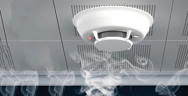 The positioning of smoke detectors is vital to ensure the system operates reliably.