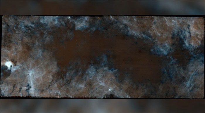  Image of Brick captured by the James Webb Telescope.