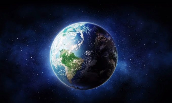 The Earth is slightly bulging at the equator.