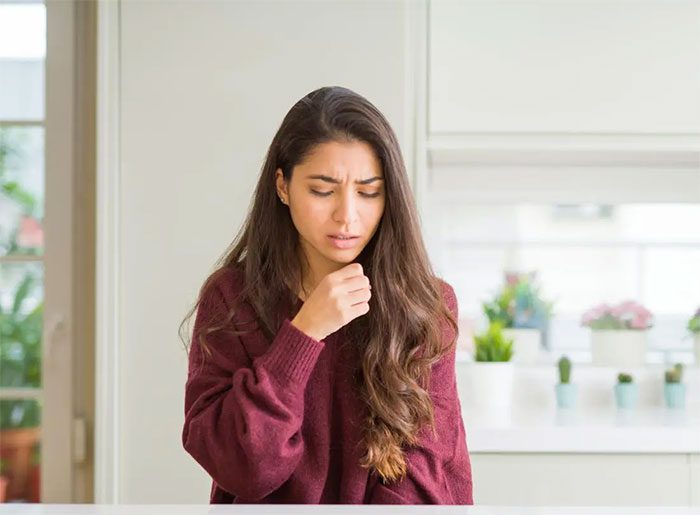 Symptoms of airborne diseases vary among individuals.