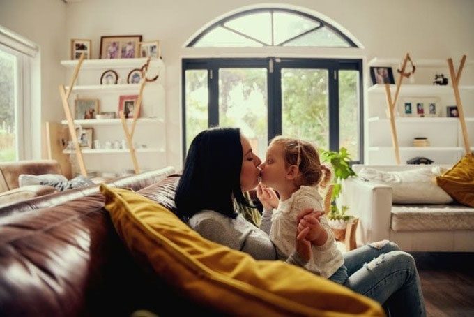 Kissing a child on the lips can be stimulating; therefore, even as parents, one should never kiss their child on the lips.