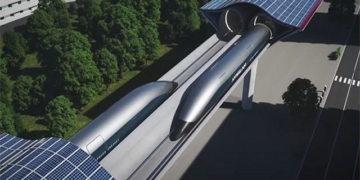 hyperloop system for vehicles faster than 1200km h 130578