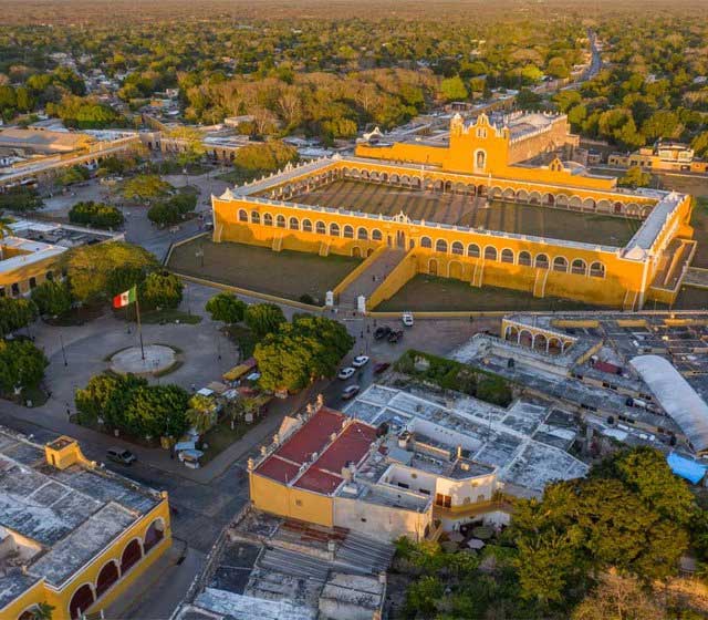 Izamal is a small town in Yucatan, Mexico.