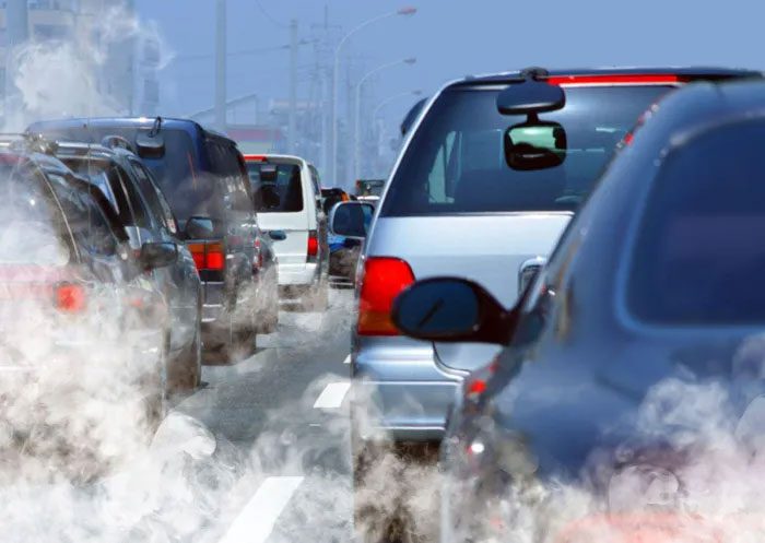  Vehicle emissions are one of the causes of environmental pollution.
