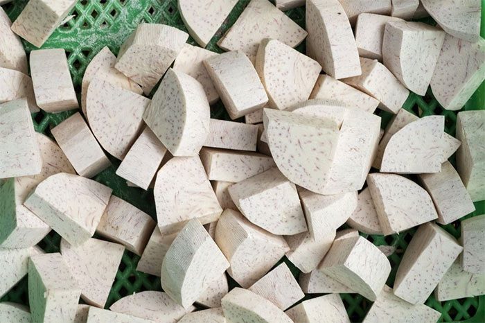 Taro is nutritious, low in fat, and high in fiber.