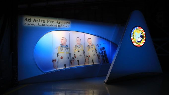 Memorial for NASA's fallen astronauts.