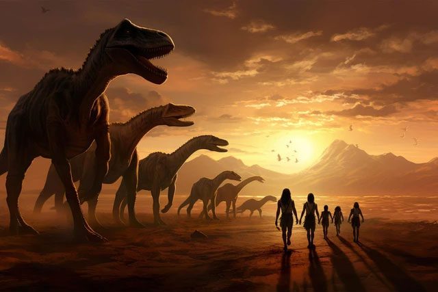 Dinosaurs did not coexist, but they directly influenced human lifespan