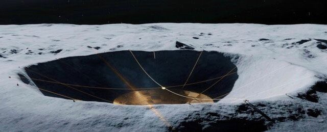 The surface of the Moon would be a suitable choice for placing an observatory here.