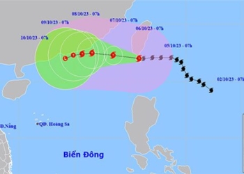 koinu has entered the south china sea becoming typhoon 4 in 2023 130235