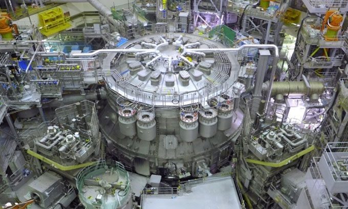The JT-60SA is the world's largest nuclear fusion experimental reactor.