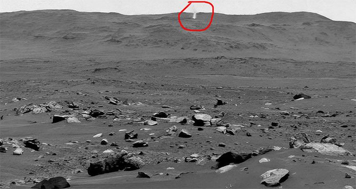Dust devils are most commonly seen during the spring and summer months on Mars.