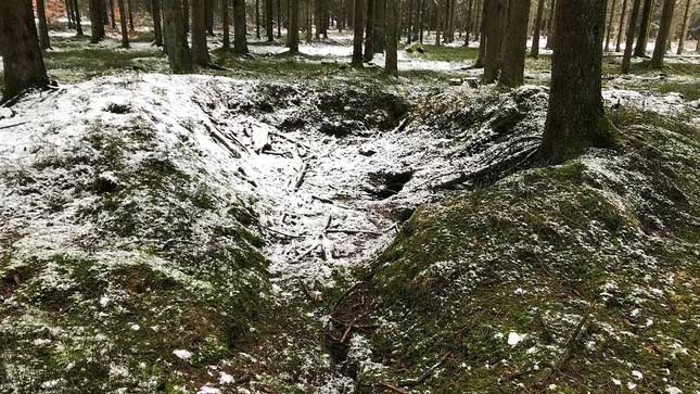 Entrance from the Battle of the Bulge site.