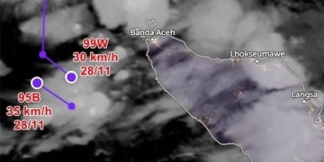 low pressure system originating from the south china sea a new low pressure system could cause a rare phenomenon 131285