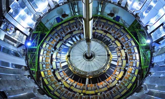 Particle accelerator of the European Organization for Nuclear Research in Switzerland.