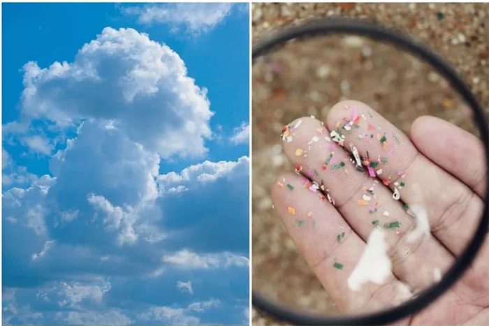 Microplastic particles