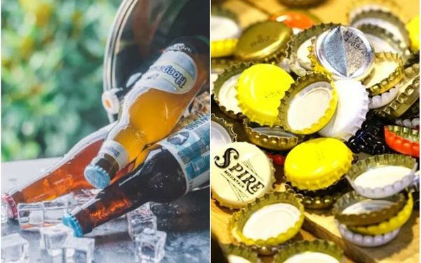Beer bottle caps are also helpful in shaping delightful baked goods.