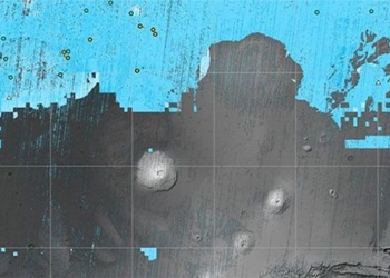 nasa releases map of the surface of mars 130664