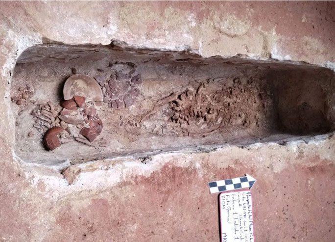 Ancient tomb discovered on the outskirts of the ancient Maya city of Palenque