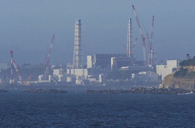 Fukushima plant viewed from Namie on August 24.