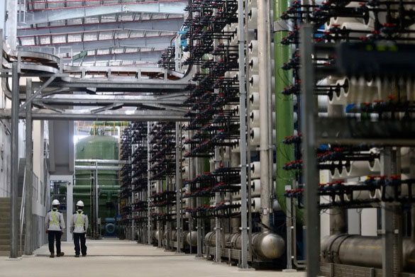 The Tuas desalination plant in Singapore has been operational since 2018.