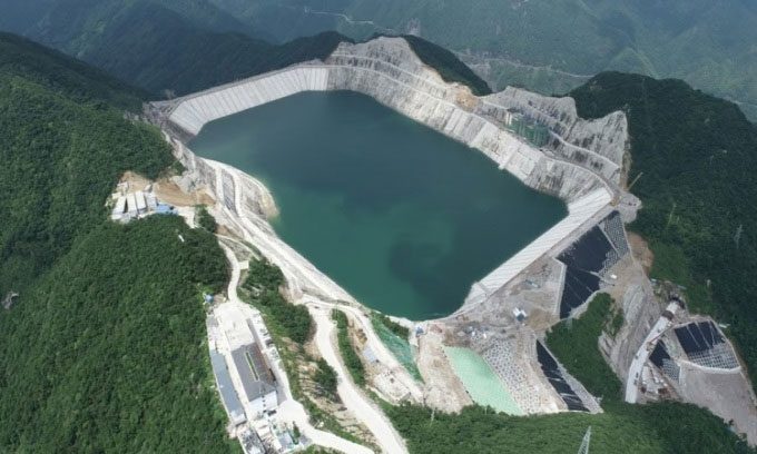 China is actively constructing pumped storage hydropower plants.