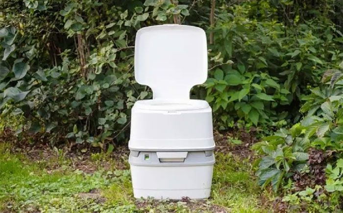 Residents of Antarctica use portable toilets.