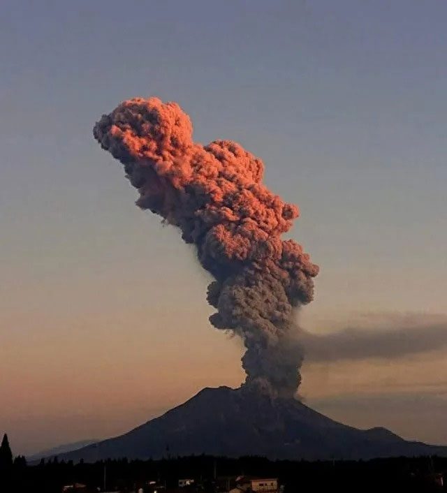 Volcano Eruption.